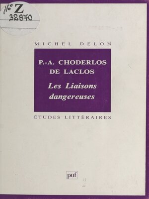 cover image of P.-A. Choderlos de Laclos